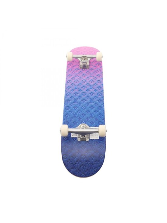 Louis Vuitton LV Skate Sneaker Gray Gradient Monogram Men Louis Vuitton Skateboard LV Logo Gradient